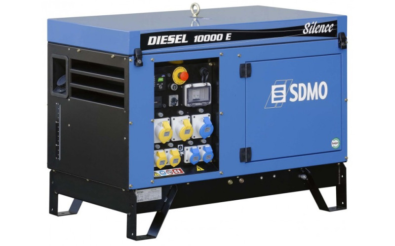 Портативный дизельный генератор SDMO DIESEL 10000 E AVR SILENCE