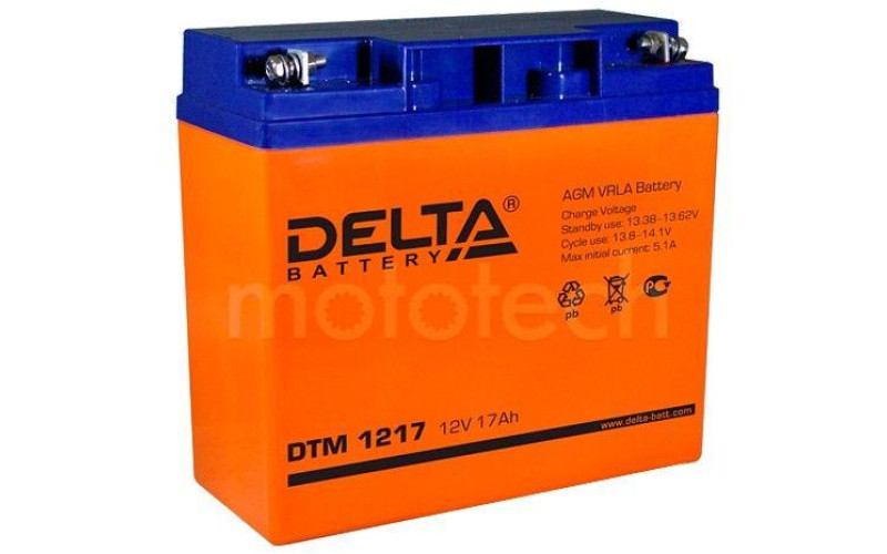 Аккумуляторная батарея Delta DTM 1217