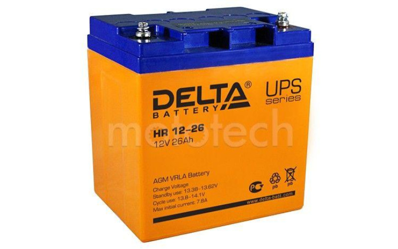 Аккумуляторная батарея Delta HR 12-26