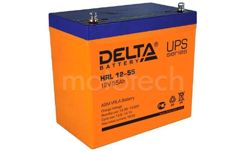 Аккумуляторная батарея Delta HRL 12-55