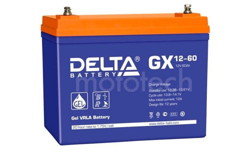 Аккумуляторная батарея Delta GX 12-60