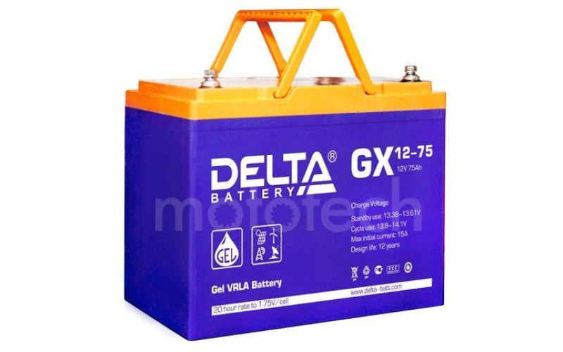 Аккумуляторная батарея Delta GX 12-75