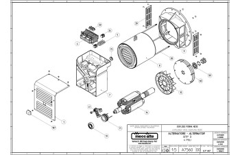Генератор (альтернатор) Mecc Alte BTP3-1L/4 Генератор (альтернатор) Mecc Alte BTP3-1L/4