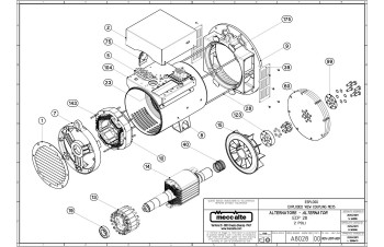 Генератор (альтернатор) Mecc Alte ECP28-3L/2 A