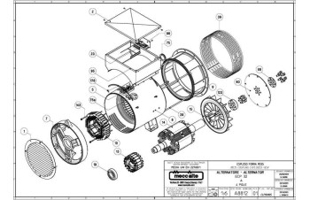 Генератор (альтернатор) Mecc Alte ECP32-2L/4 A