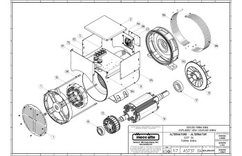 Генератор (альтернатор) Mecc Alte ECP34-2L/4 A